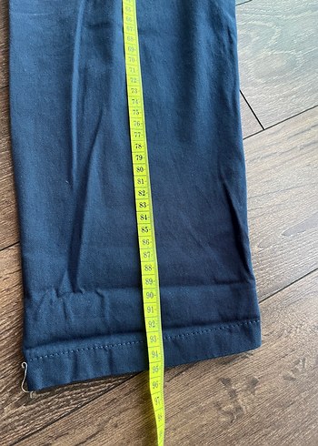 Midi boy havuç pantolon lacivert - Görsel 7