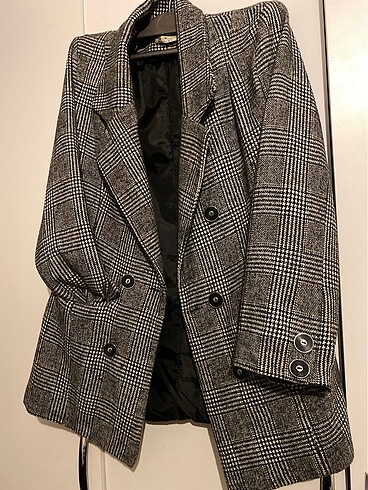 Ekose Blazer ceket