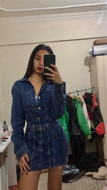 s Beden mavi Renk Zara elbise