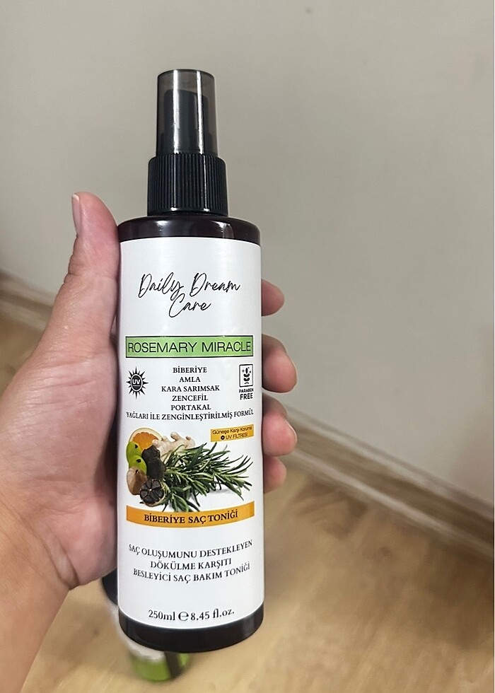 Daily dream biberiye saç toniği - Görsel 4