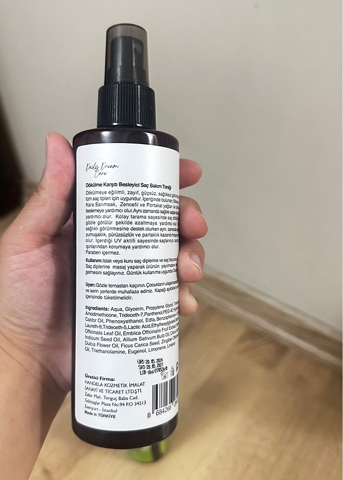 Daily dream biberiye saç toniği - Görsel 2