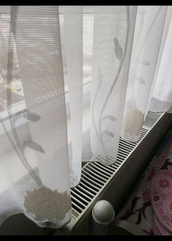 Modern Klasik Beyaz Tül Perde - Görsel 2