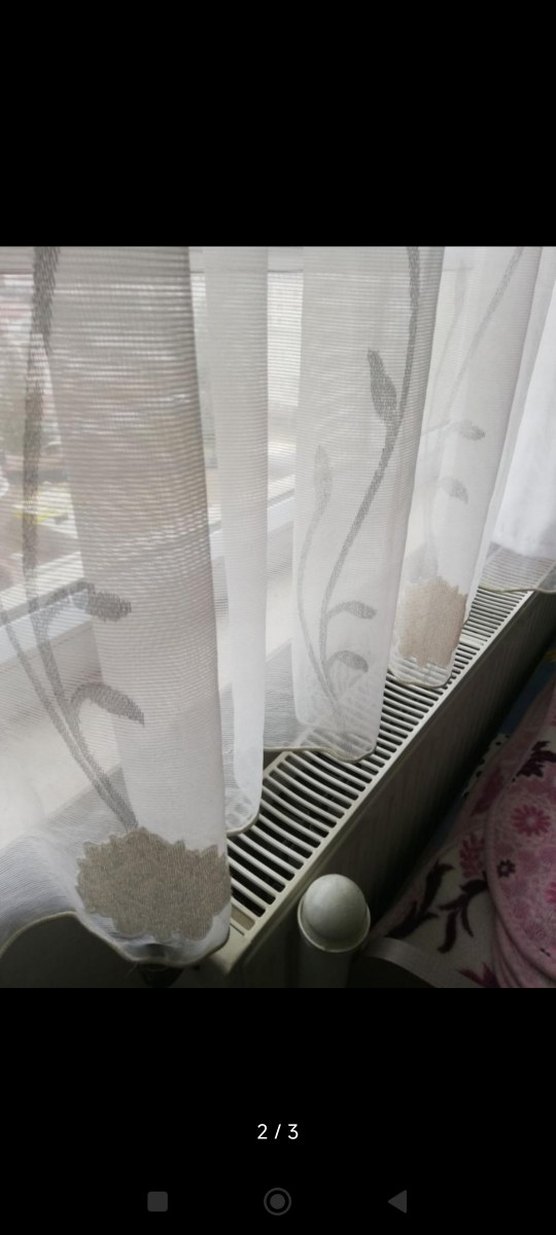 Modern Klasik Beyaz Tül Perde - Görsel 2