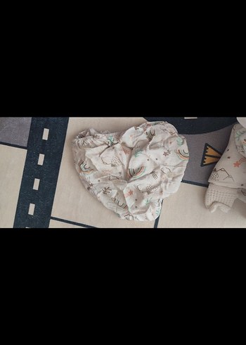 Beyaz Gri puset örtüsü - Görsel 4