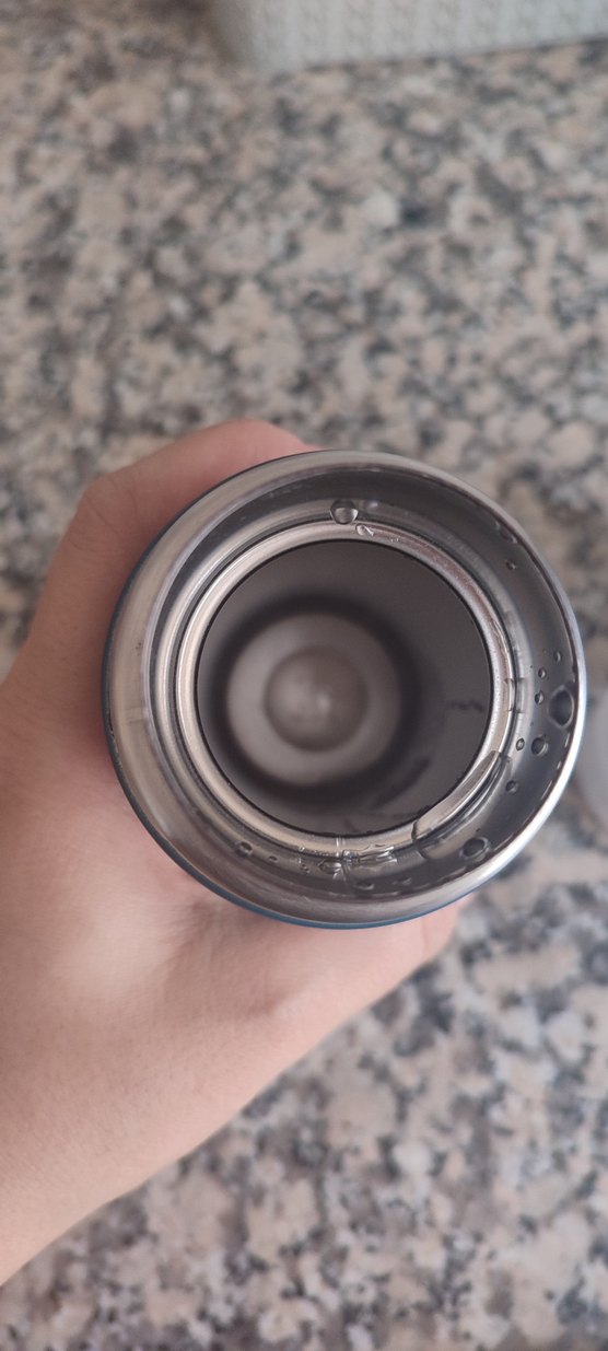 Mavi Termos ve İki Gri Fincan Seti - Görsel 3