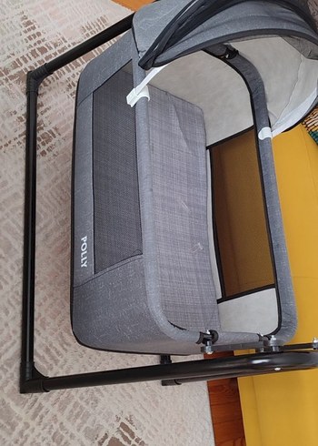 Gri Katlanabilir Bebek Sepeti - Görsel 2