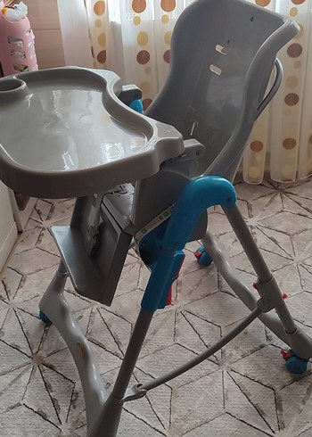 Gri Bebek Mama Sandalyesi - Görsel 3