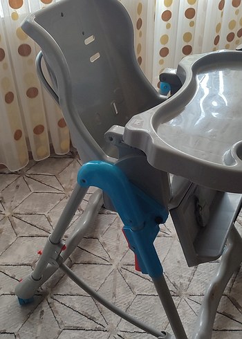 Gri Bebek Mama Sandalyesi - Görsel 2