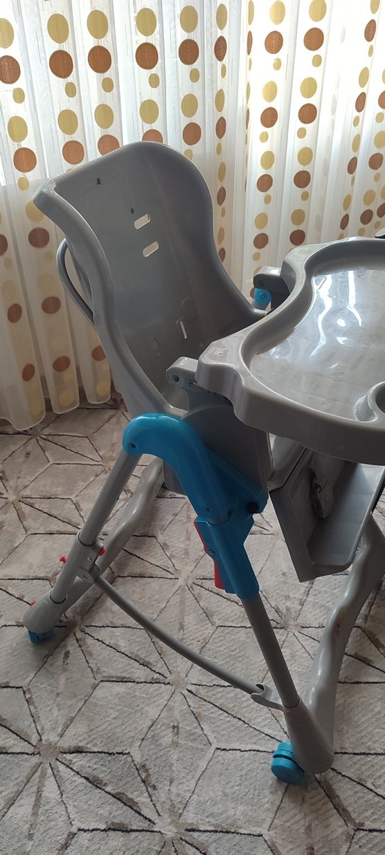 Gri Bebek Mama Sandalyesi - Görsel 2