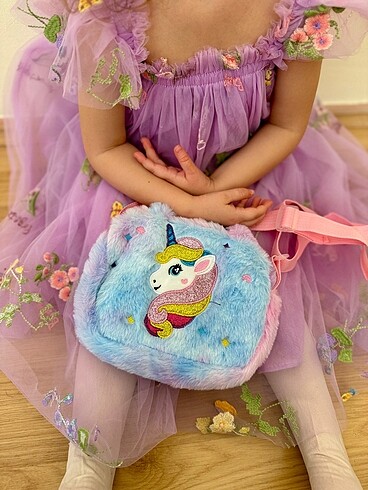 Diğer Unicorn detaylı peluş çanta