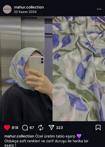 Twill eşarp. Fiyat temsilidir fiyat sorun lütfen