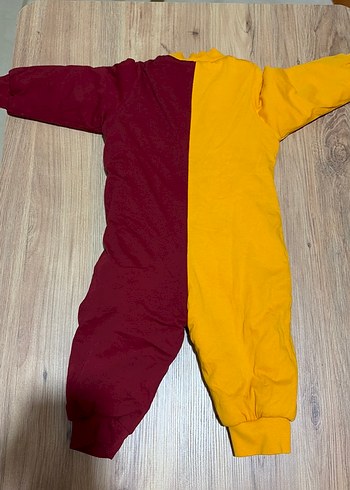 Bebek Erkek Renkli Bordo-Sarı Tulum - Görsel 5