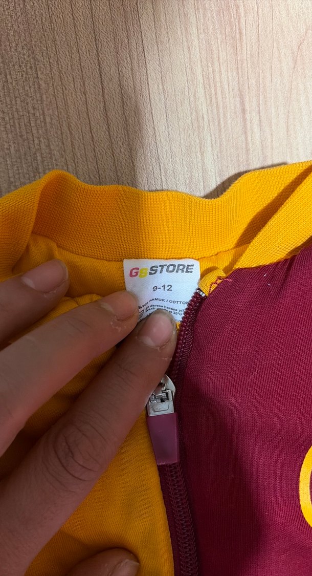 Bebek Erkek Renkli Bordo-Sarı Tulum - Görsel 3