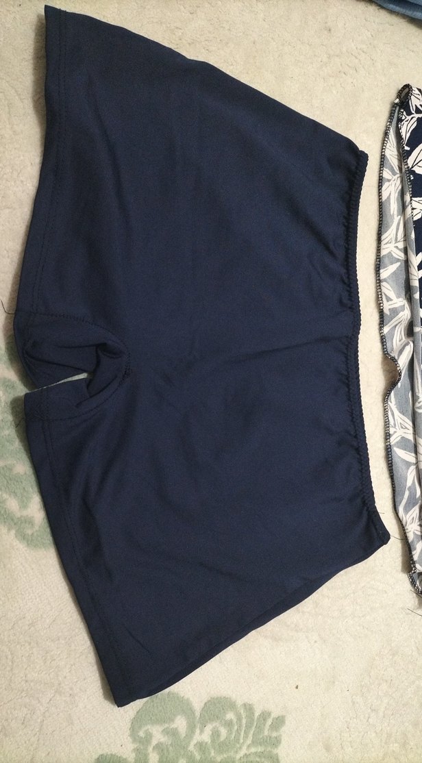 Desenli Mini Kısa Kollu Kadın Mayo Takımı - Görsel 2