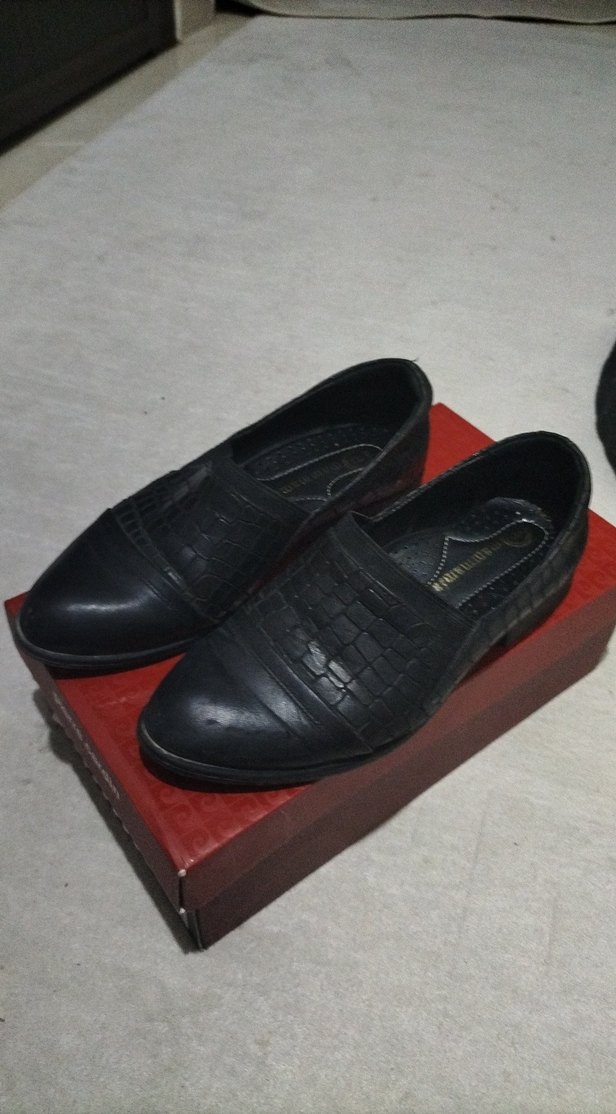 Kadın Siyah Dolgu Topuklu Klasik Ayakkabı - Görsel 2