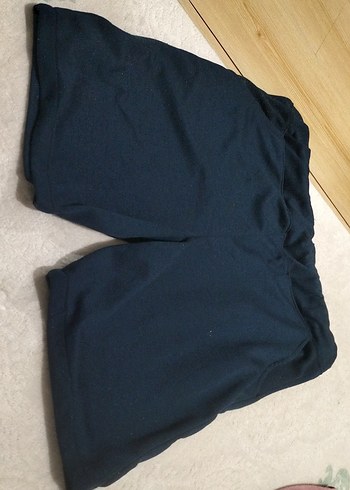 Lacivert Midi Hamile Şortu - Görsel 3