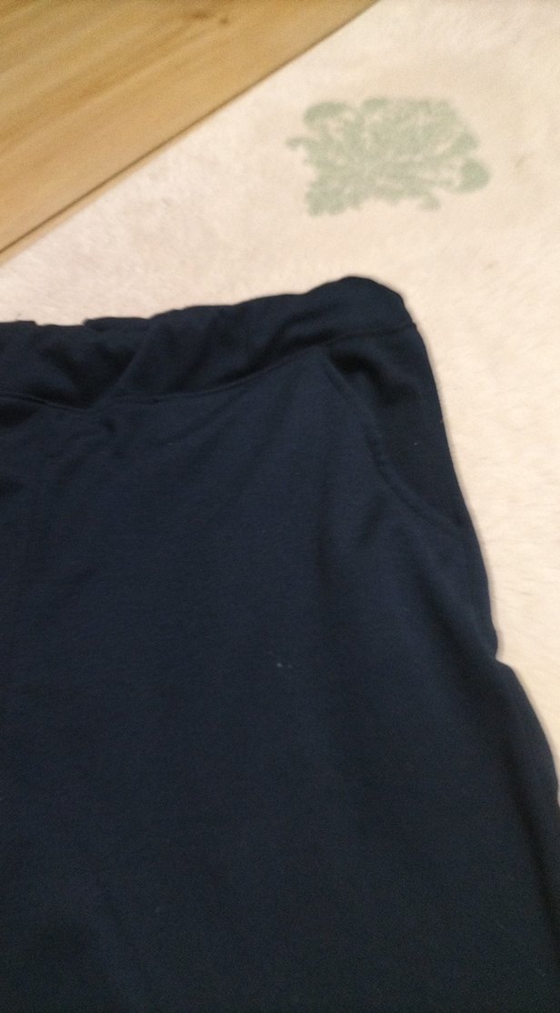 Lacivert Midi Hamile Şortu - Görsel 2