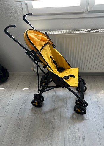 Sarı Katlanabilir Bebek Arabası