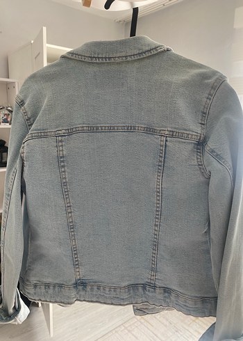 Bershka Düğmeli Denim Bershka ( Kot ) Ceket