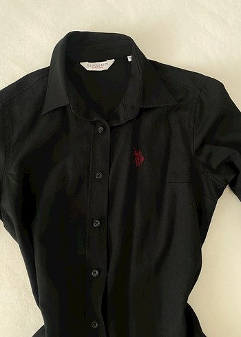 34 Beden U.S Polo Assn. Siyah Kadın Gömlek