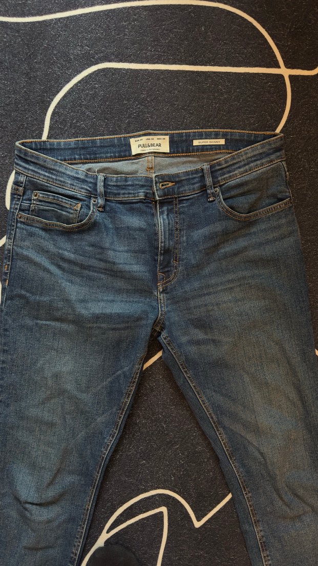 Erkek Mavi Regular Fit Kot Pantolon - Görsel 2