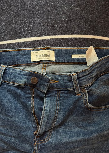 Kadın Mavi Denim Regular Fit Yırtık Jean - Görsel 3