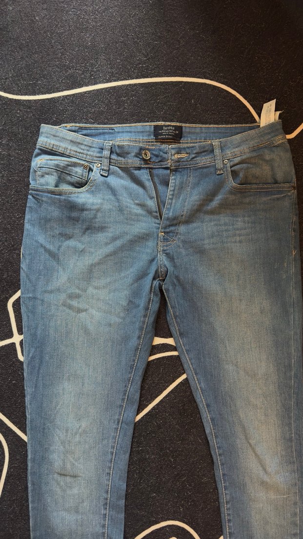 Gri Renkli Erkek Denim Jean Pantolon - Görsel 2