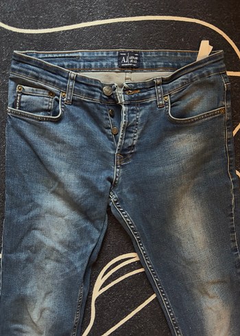 Erkek Gri Mavi Kot Pantolon - Görsel 2