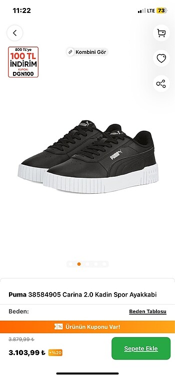 Puma Puma spor ayakkabısı