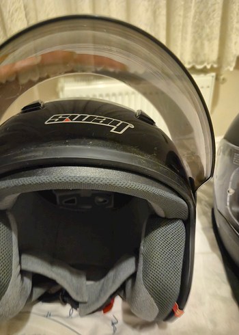 LS2 SiyahMotosiklet Kaskı ve ekipman - Görsel 8