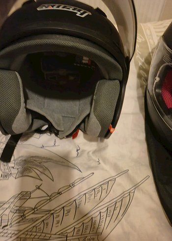 LS2 SiyahMotosiklet Kaskı ve ekipman - Görsel 7