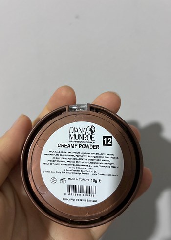 Diana Monroe Kremimsi Dokunuş Pudra - Görsel 3