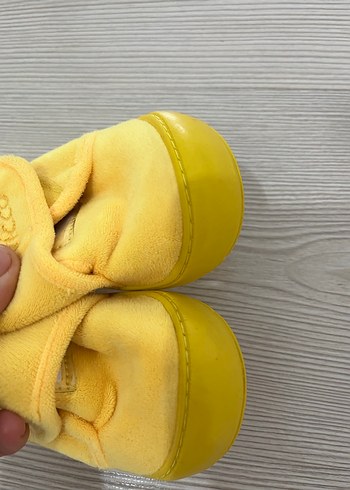 22 Beden sarı Renk Sarı Erkek Bebek İlk Adım Ayakkabısı