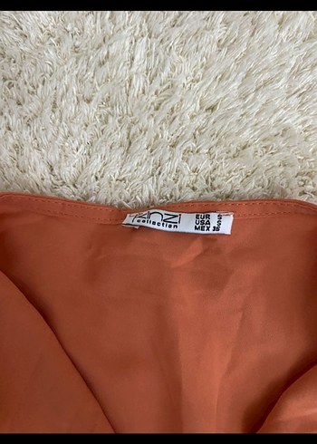 Bej Drapeli Uzun Kollu Kadın Bluz - Görsel 2