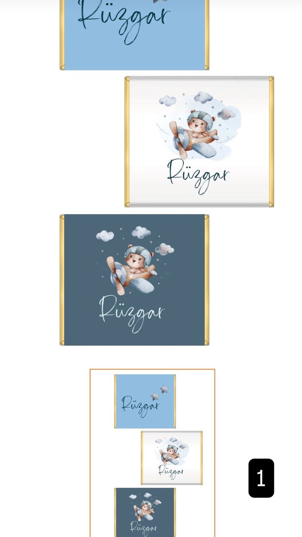 Hediyelik bebek çikolatası - Görsel 4