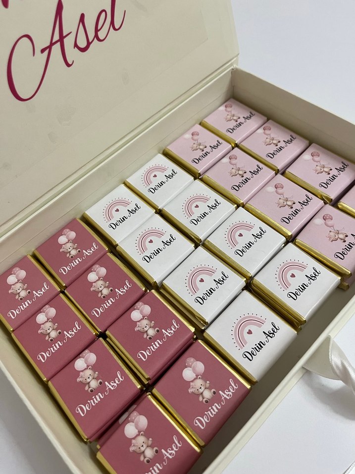 Hediyelik bebek çikolatası - Görsel 2