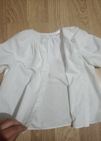 Beyaz Kısa Kollu Gömlek - Görsel 4