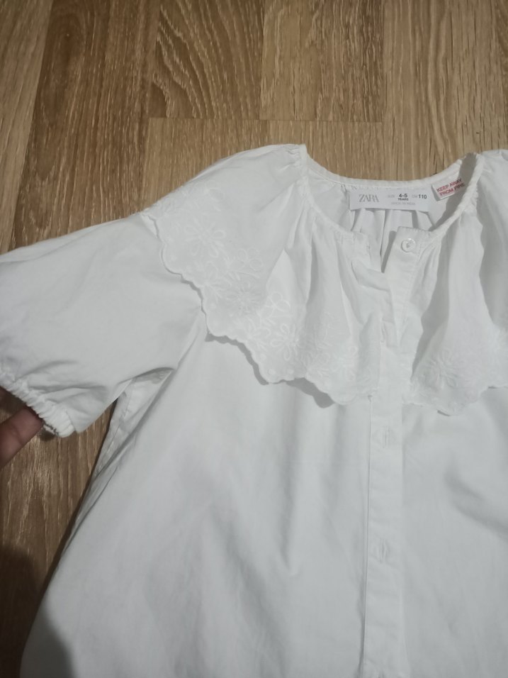 Beyaz Kısa Kollu Gömlek - Görsel 3