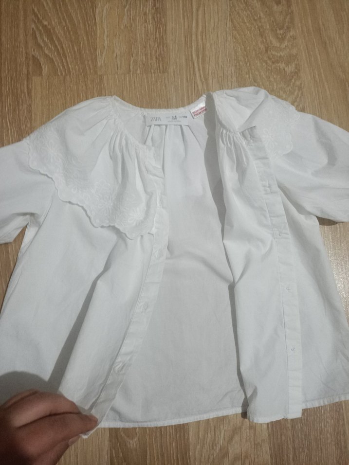 Beyaz Kısa Kollu Gömlek - Görsel 4