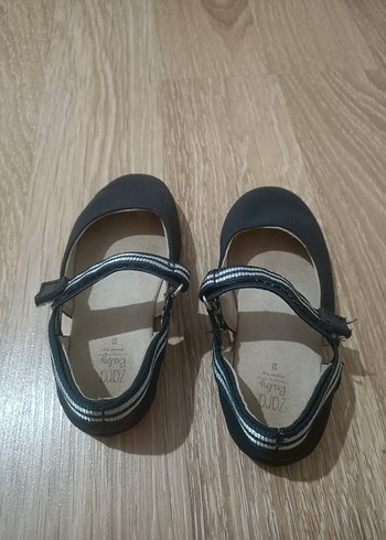 Kız Çocuk Lacivert Elastik Bantlı Zara Babet - Görsel 5