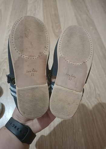 Kız Çocuk Lacivert Elastik Bantlı Zara Babet - Görsel 6