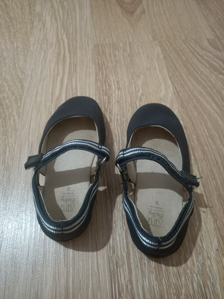 Kız Çocuk Lacivert Elastik Bantlı Zara Babet - Görsel 5