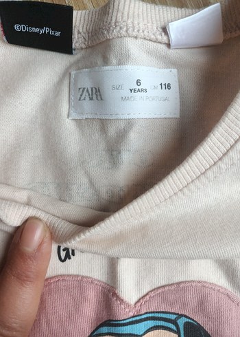 Uzun Kollu Kız Sweatshirt - Görsel 3