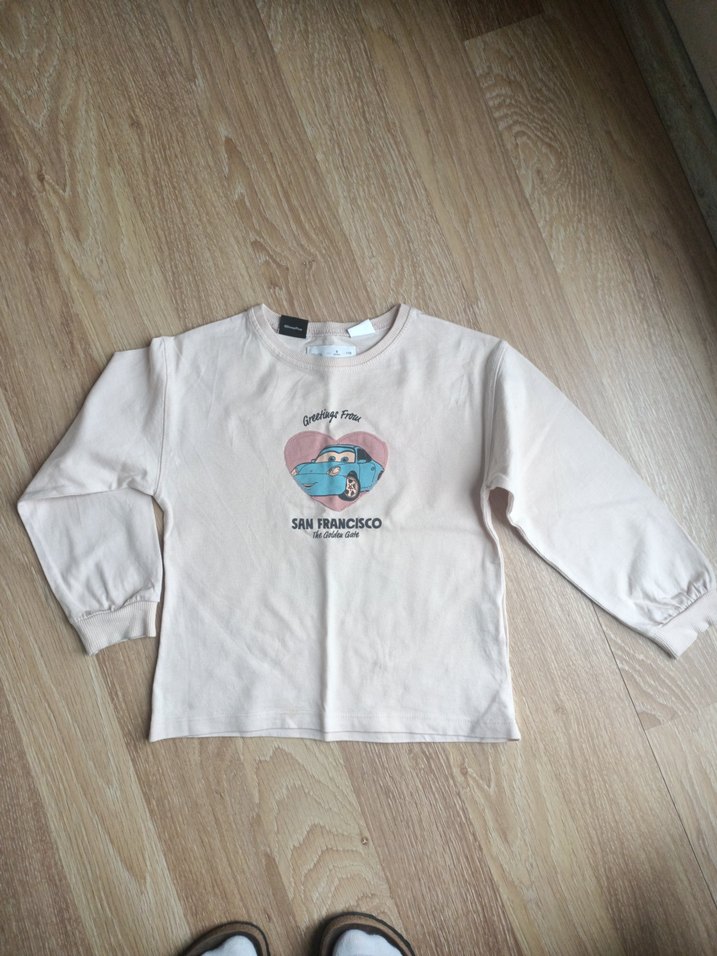 Uzun Kollu Kız Sweatshirt - Görsel 2