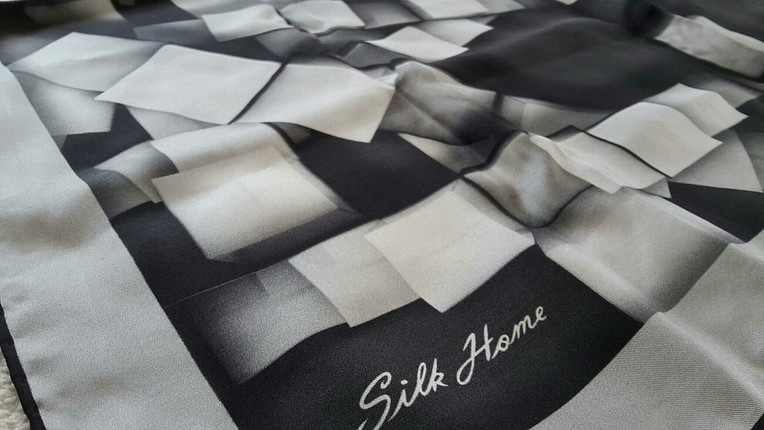 silk home 2 kez kullanılmış eşarp #silkhome 