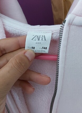 10 Yaş Beden pembe Renk Zara Sweatshirt