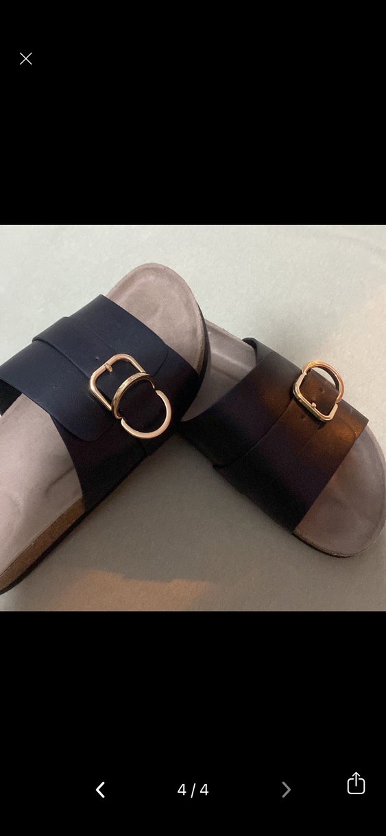 Kemerli Siyah Kadın Terlik - Görsel 4