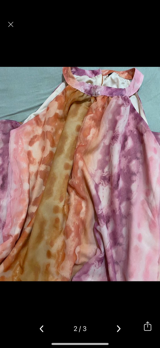 Bohem Çok Renkli Uzun Elbise - Görsel 2