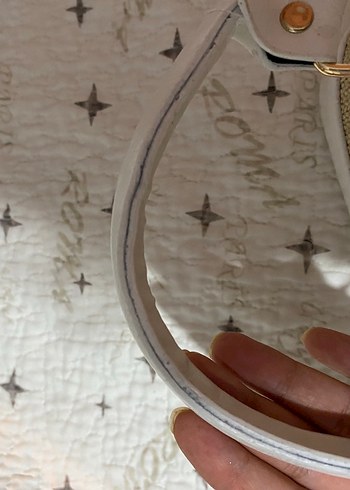 Beyaz Nakışlı Bohem Kadın Çanta - Görsel 5