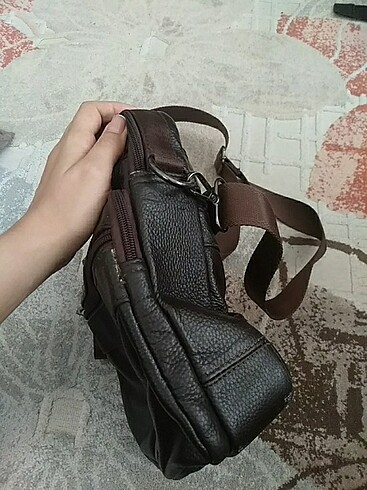  Beden kahverengi Renk Çok cepli çanta 